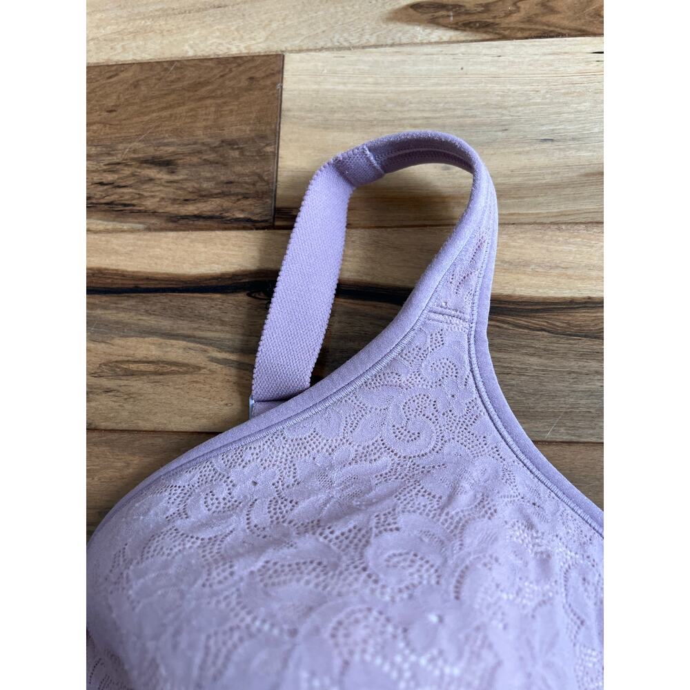 CACIQUE WOMEN'S LILAC WIRE FREE BRA SIZE 44 DDD EUC - Picture 4 of 6